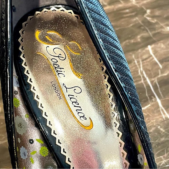 Poetic License Embellished Satin Peep Toe Pumps - Picture 8 of 10